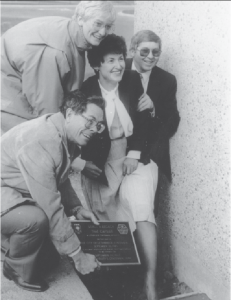 In 1985, U of L Alumni Association president Marija Boh (BN ’83) left her footprint in the wet cement of a time capsule dedicated as part of the University’s Leave a Legacy project.