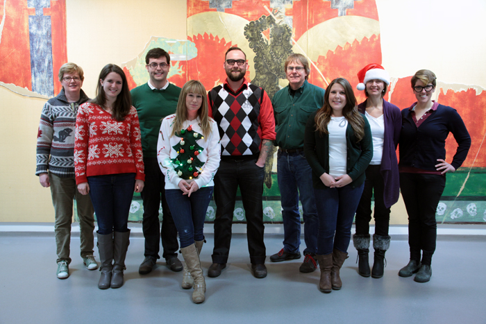 Happy Holidays from the U of L Art Gallery!