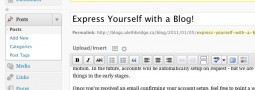 Express Yourself with your own Site!